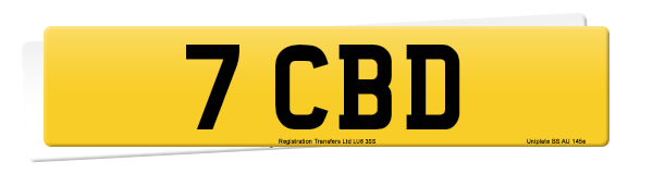 Registration number 7 CBD